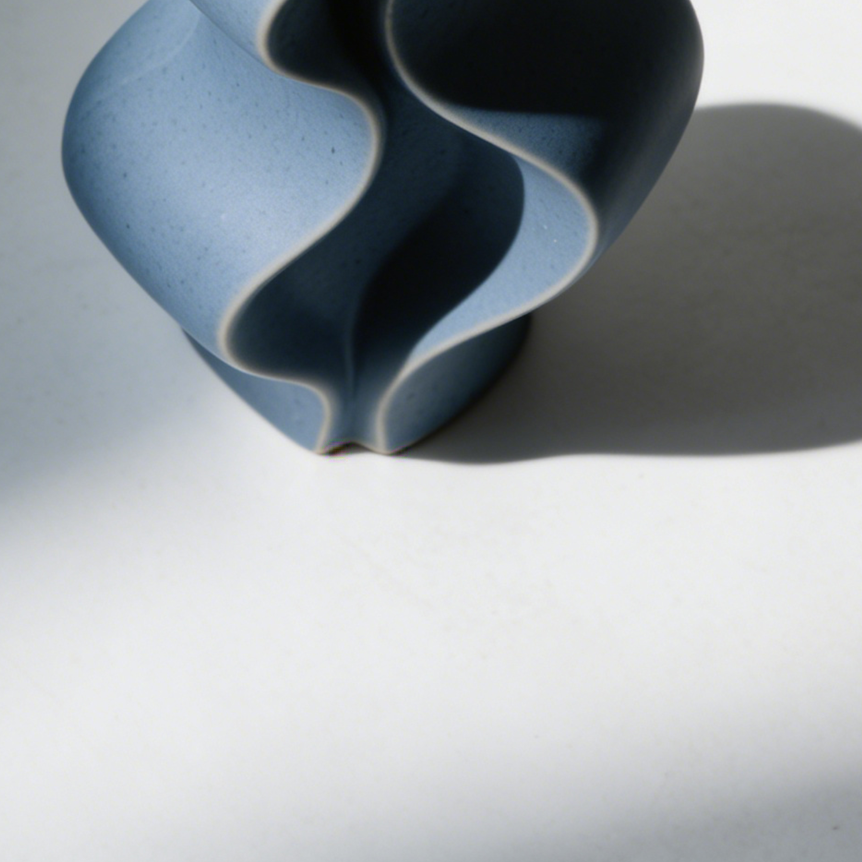 個性的な曲線花瓶インテリアセット（3個セット）