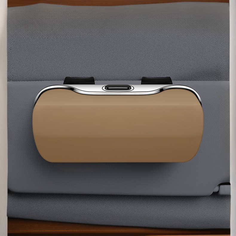 علبة تخزين النظارات الشمسية للواقي الشمسي في السيارة