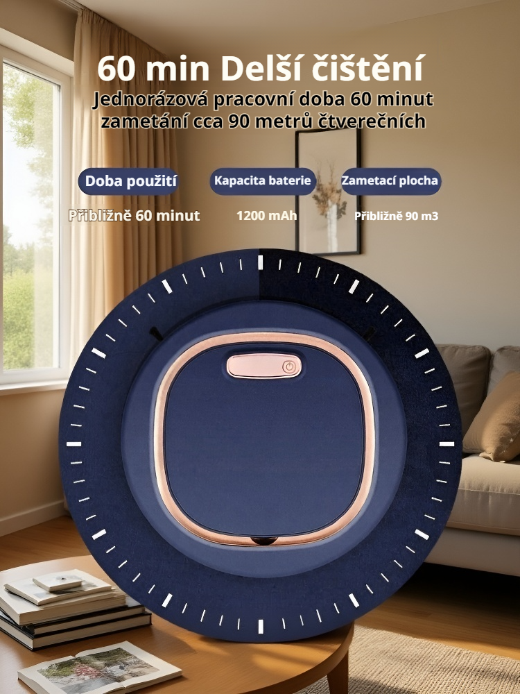 Chytrý bezdrátový mopovací robot 