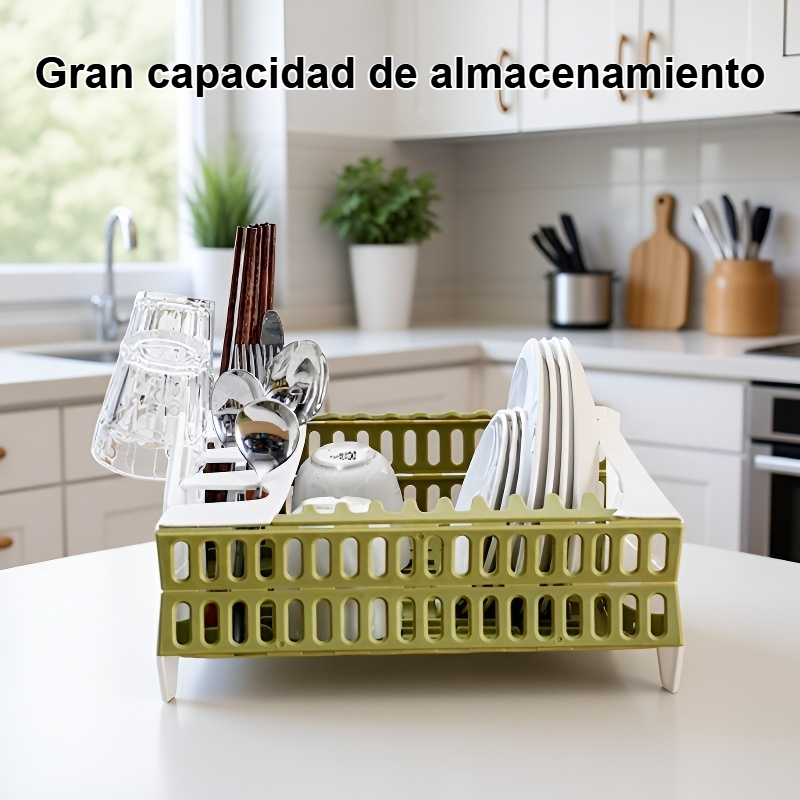 Estante de almacenamiento plegable para cubiertos