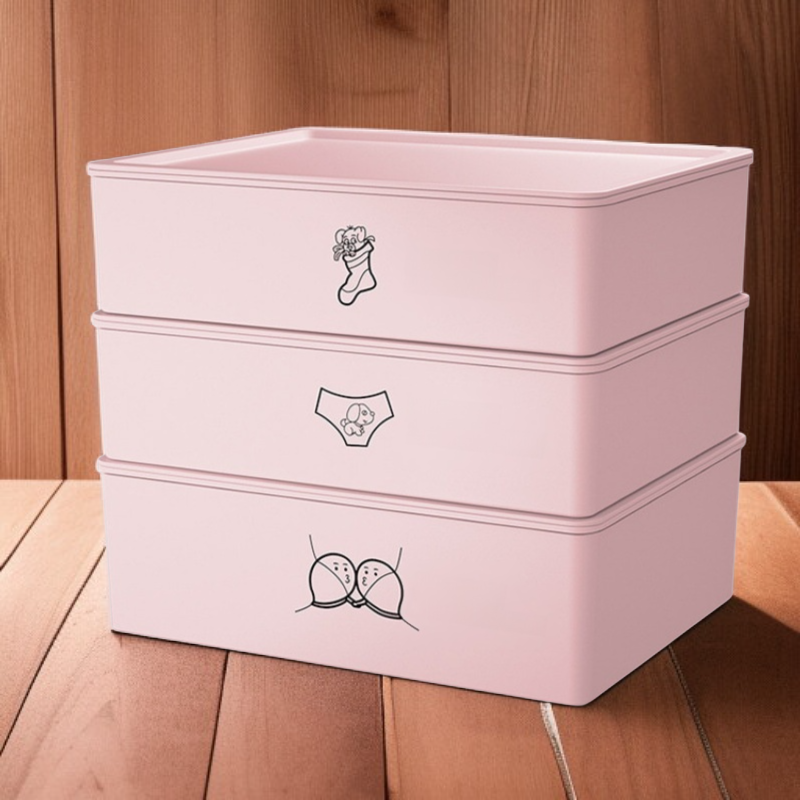 仕切り付き引き出し収納ボックス