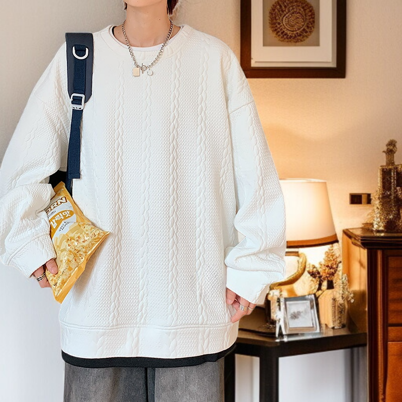 フード付きスウェットシャツメンズ春ルーズカジュアル長袖トレンディブランドオーバーサイズ秋カップルコート