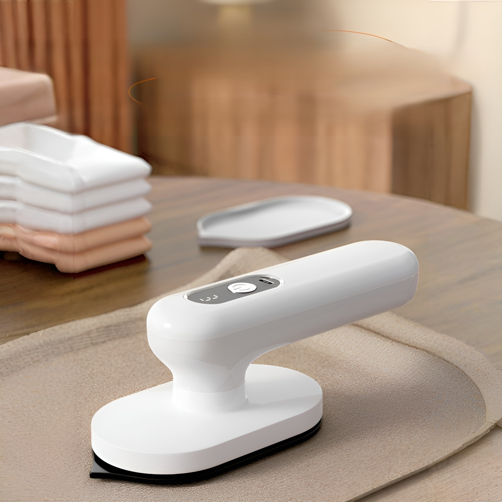 ワイヤレス充電ミニアイロン LEDディスプレイ搭載の本体画像