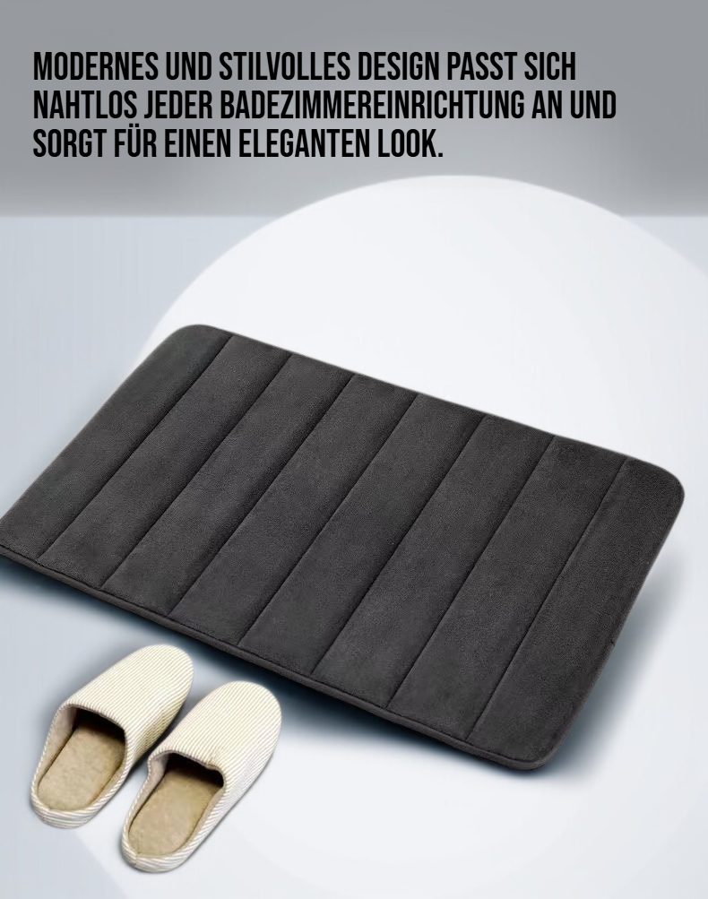 Verdickte wasserabsorbierende Badmatte in modernem Design