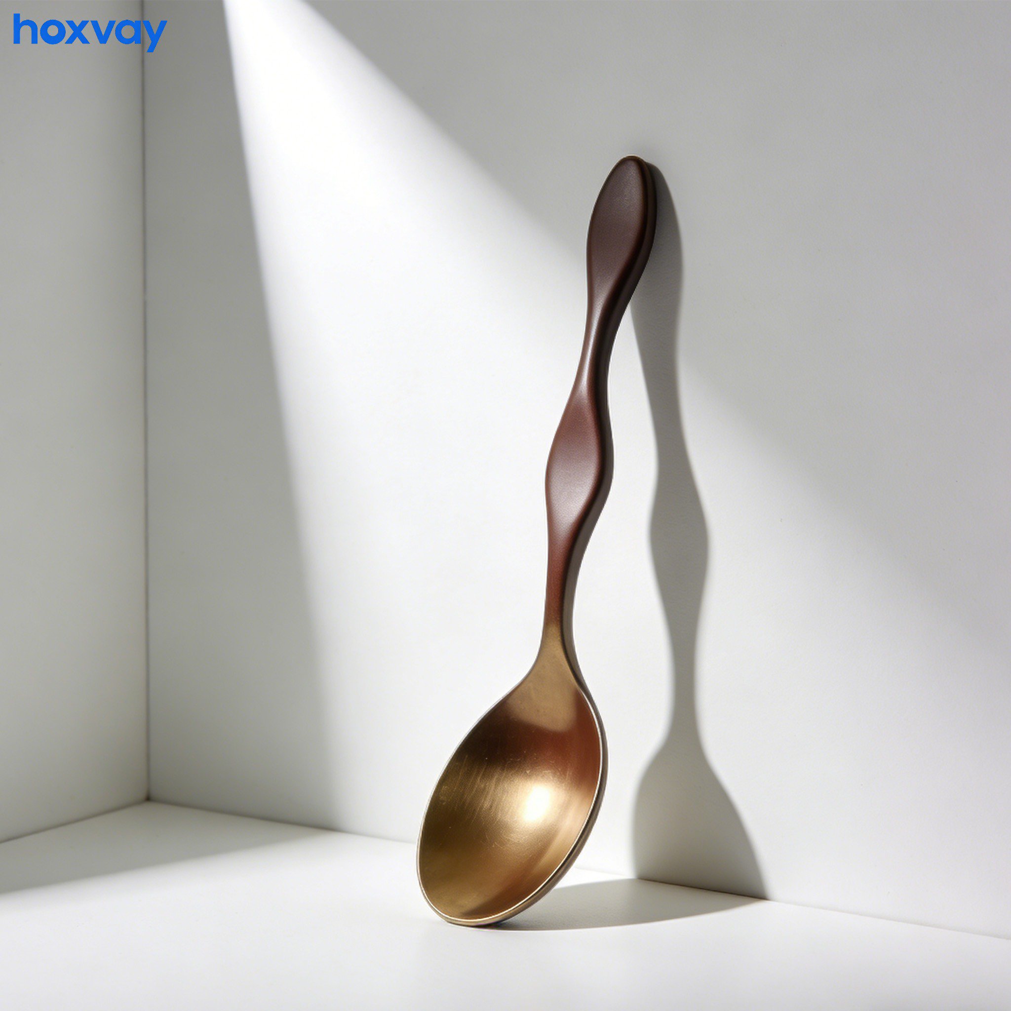 Stainless steel long-handled soup spoons (3-pack)