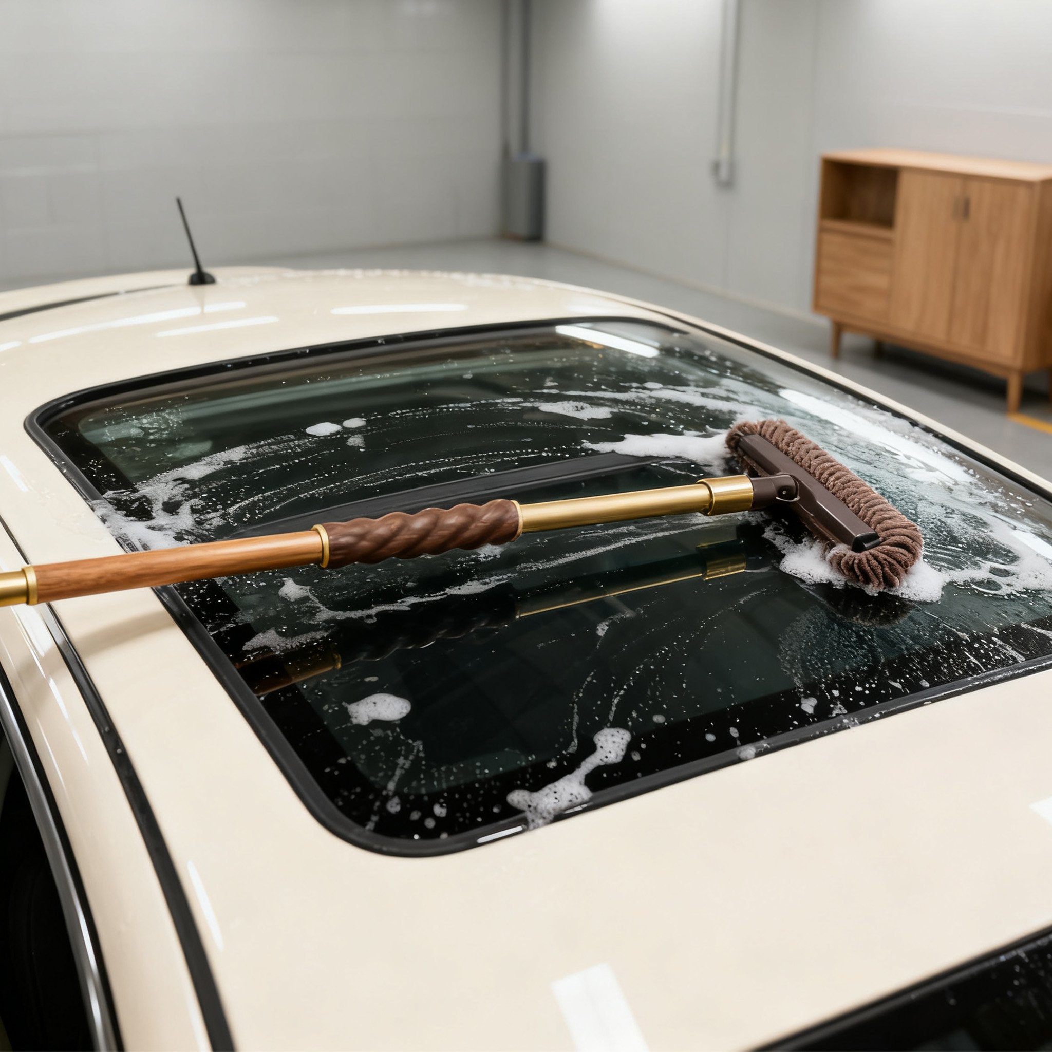 ม้ถูรถยนต์แบบยืดหดได้ประสิทธิภาพสูง