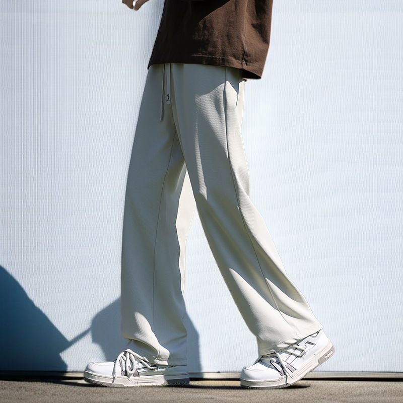남자 봄가을 와이드 일자 트레이닝 팬츠 일자 팬츠