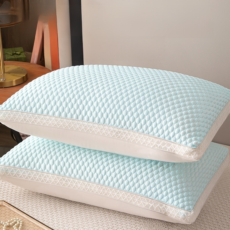 여름용 쿨 통기성 경추 베개