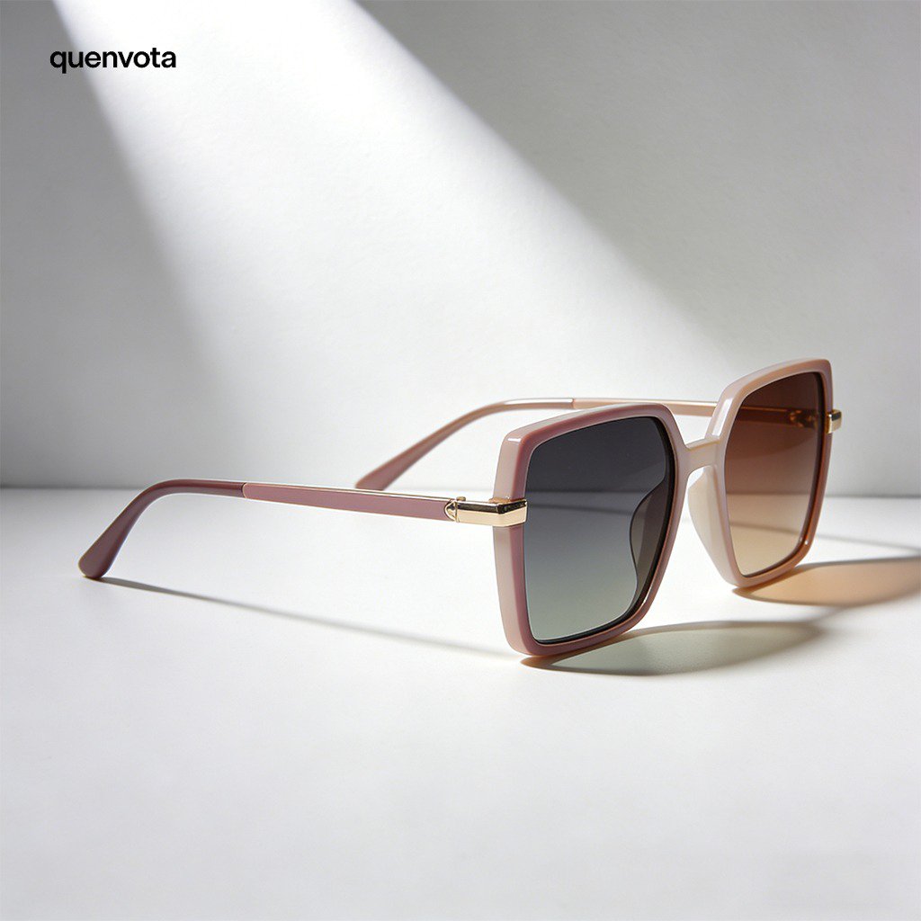 레트로 스타일의 사각 프레임 선글라스