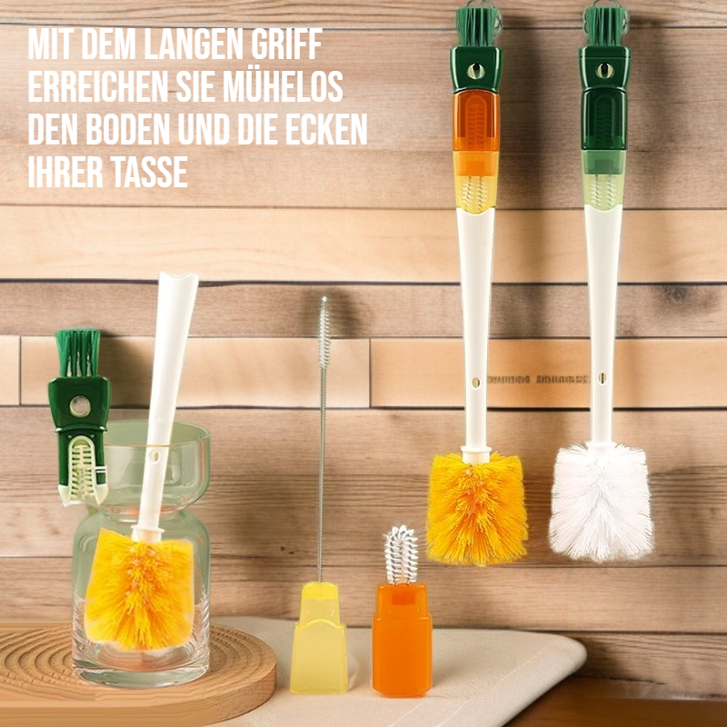 Wäsche die Tasse mit langem Griff Reinigungsbürste