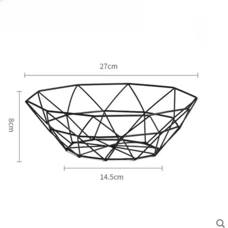 仿蓮葉鐵製水果盤