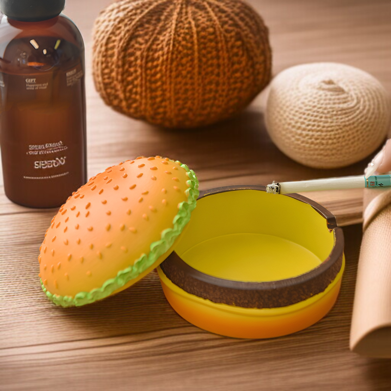 クリエイティブ漫画ファッションハンバーガー灰皿ホームリビングルーム勉強机デスクトップ高級装飾装飾品