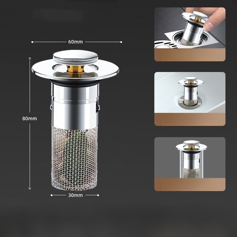 Núcleo de desagüe con rebote, antiolor y antinsectos