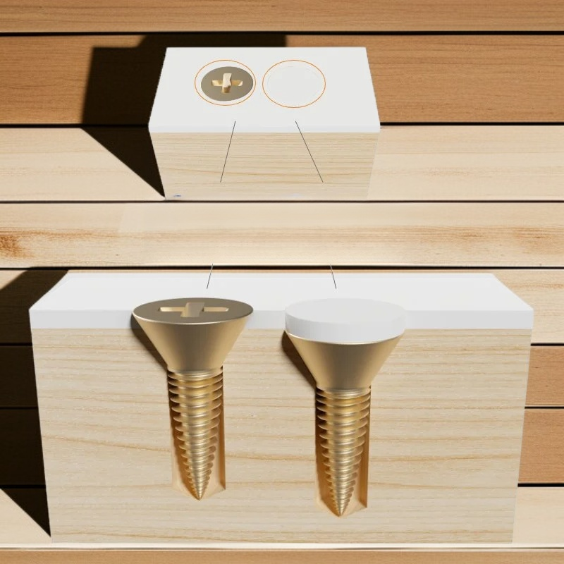 5, 8MM Shark Countersink Router Bit Screw Extractor Woodworking Milling Cutter