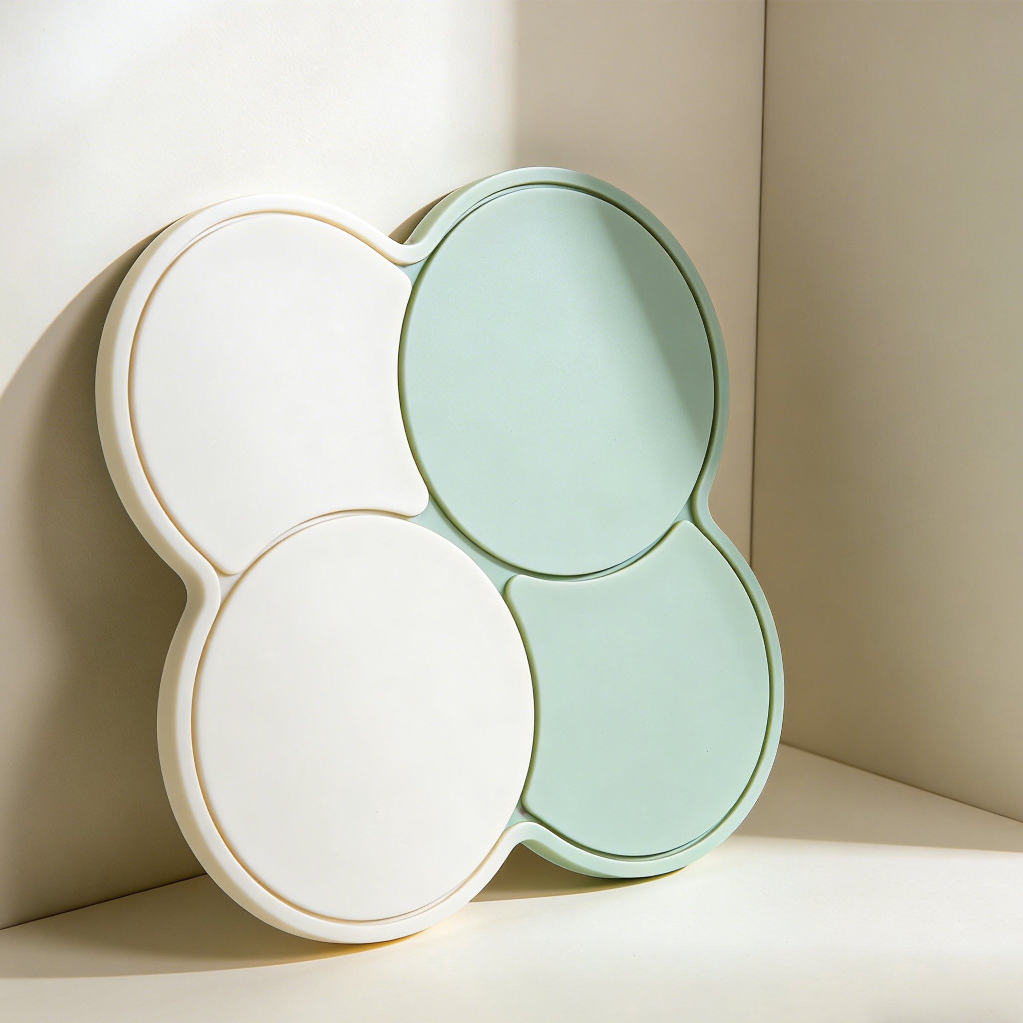 耐熱性に優れたコースターのクローズアップ