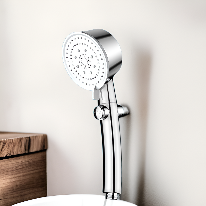 6段階調節可能なバスルームシャワーヘッド