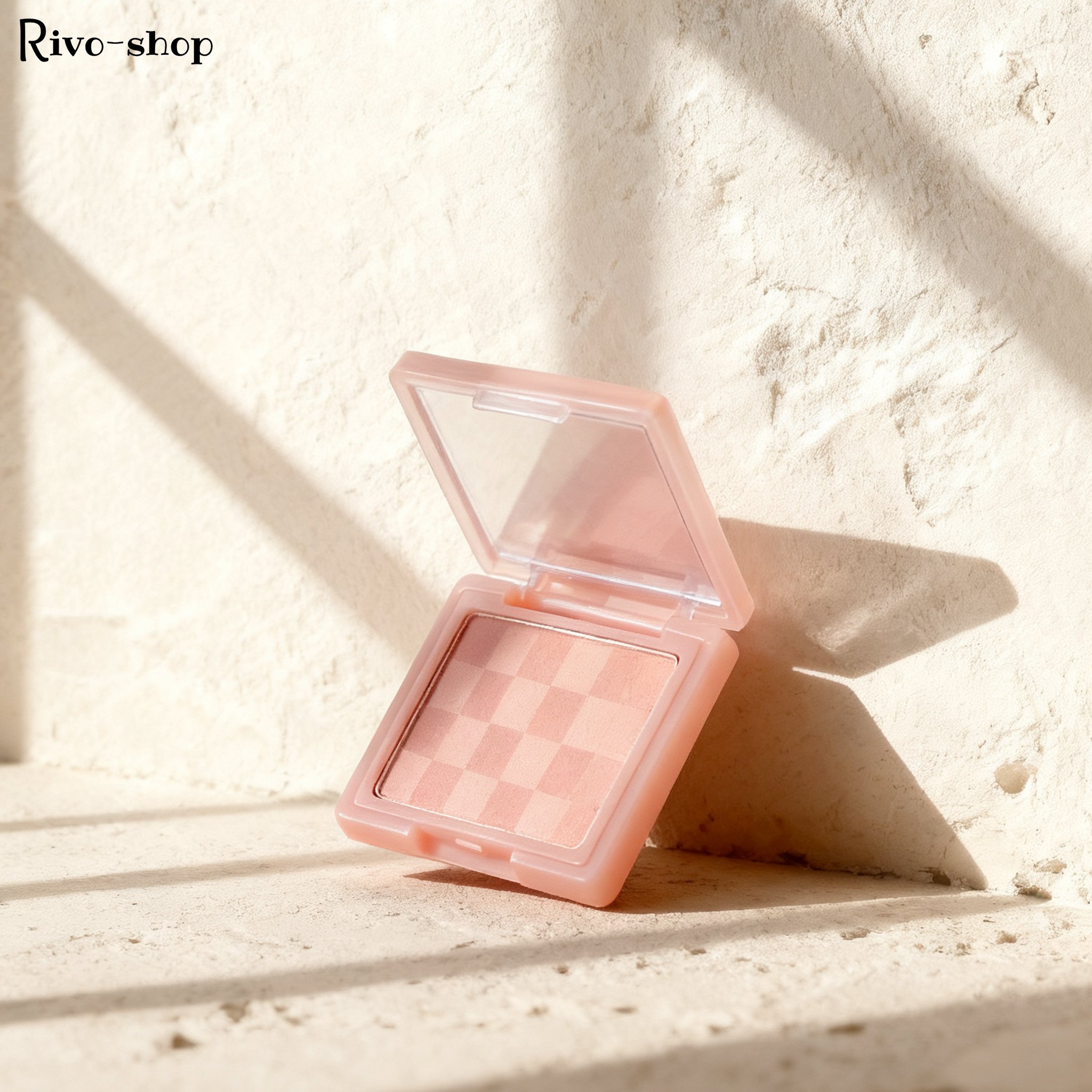 บลัชออนเนื้อบางเบาและสว่างใส 