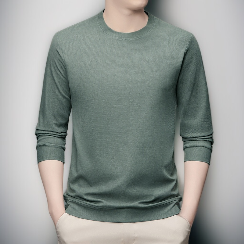 남성 긴팔 이너 레깅스 순색 티셔츠