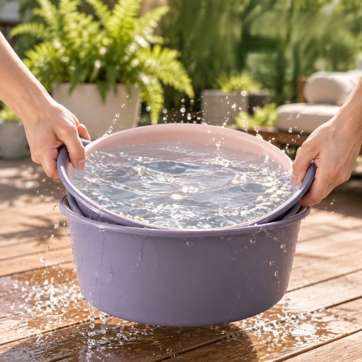 Thickened Durable Large Plastic Wash Basin