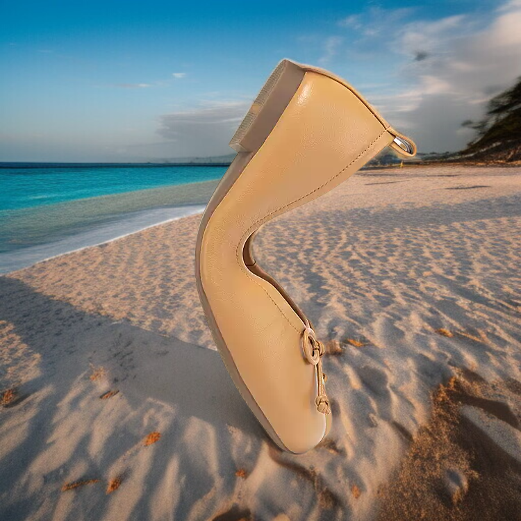 레드 단화 여 플랫 컴포트화 여성 구두 리본 발가락 봄가을 여름 단화