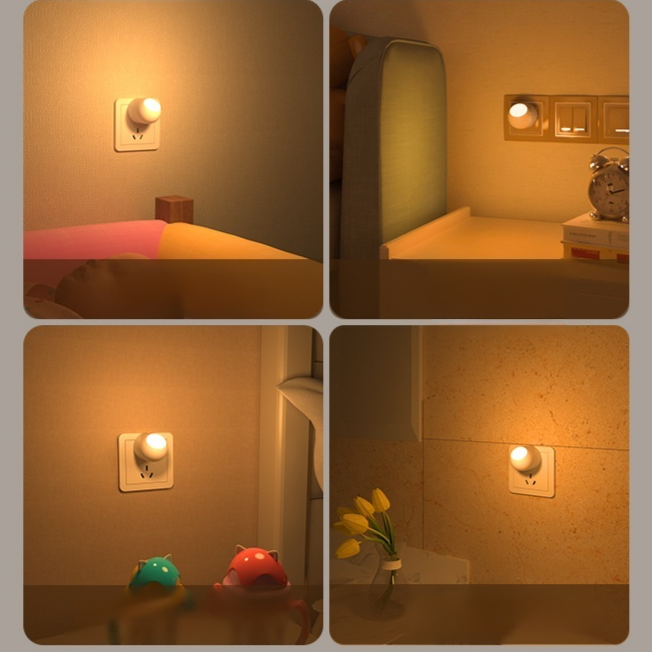 Energy-saving plug-in soft night light