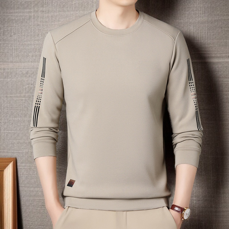 프린트 라운드 맨투맨 남성 캐주얼 레깅스 긴팔 티셔츠 남 캐주얼 라운드 맨투맨