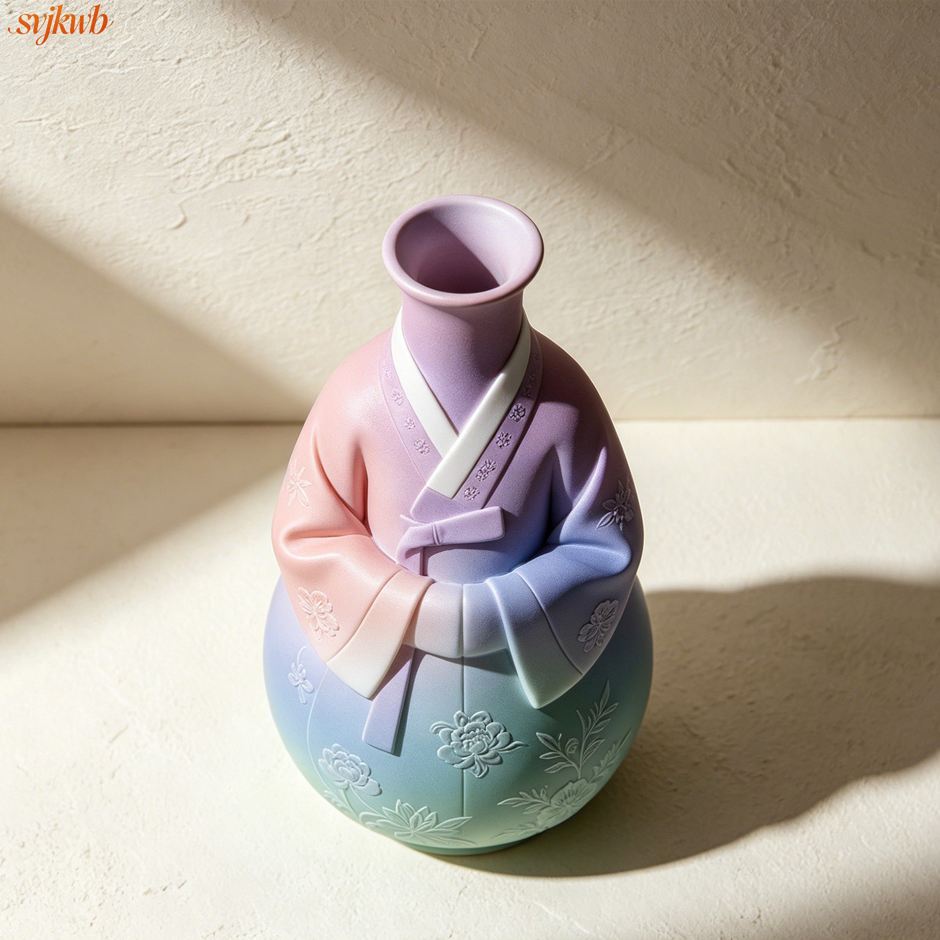 고급스러운 유리 장식용 병