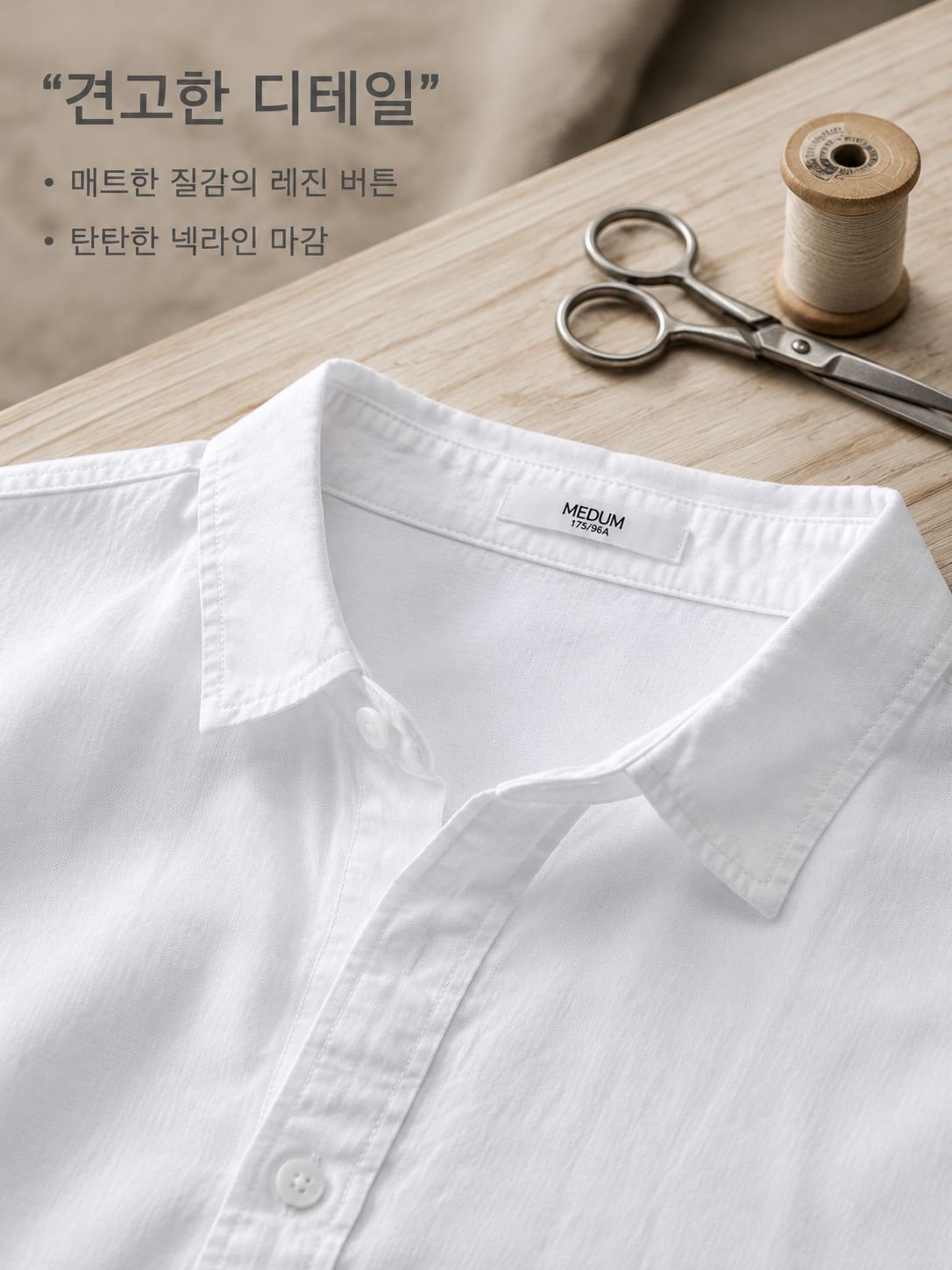 남성 여름용 린넨 반팔 셔츠