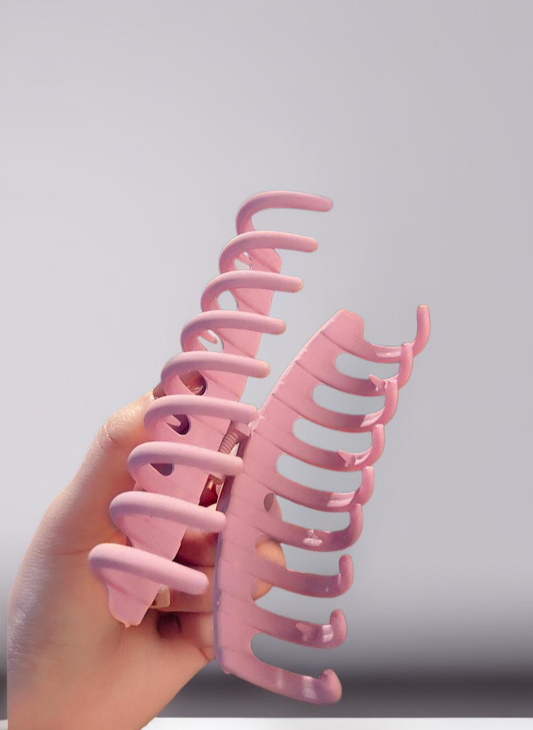 多色選擇的龍骨髮夾展示