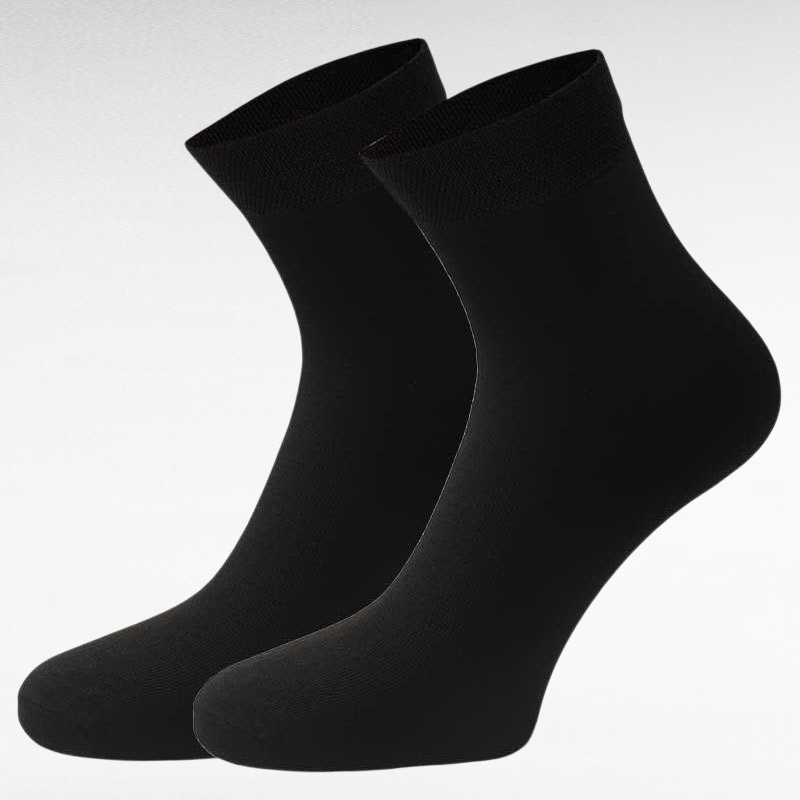 作業用ブラック男性用ミドル／ショート使い捨て靴下