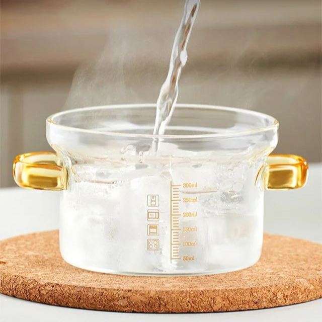 Olla de cristal para guisar