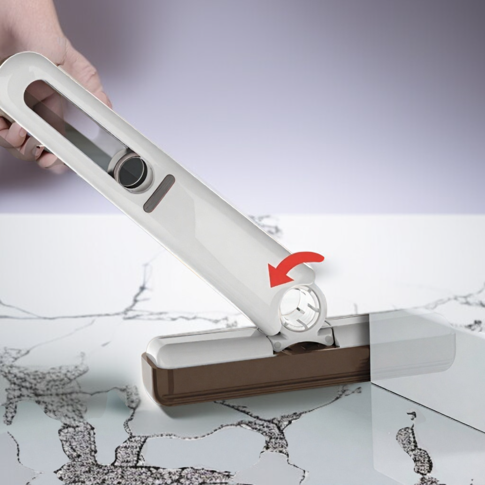 Tragbarer Mini-Mopp für kleine Räume, Nass- und Trockenreinigung, selbst auswringend