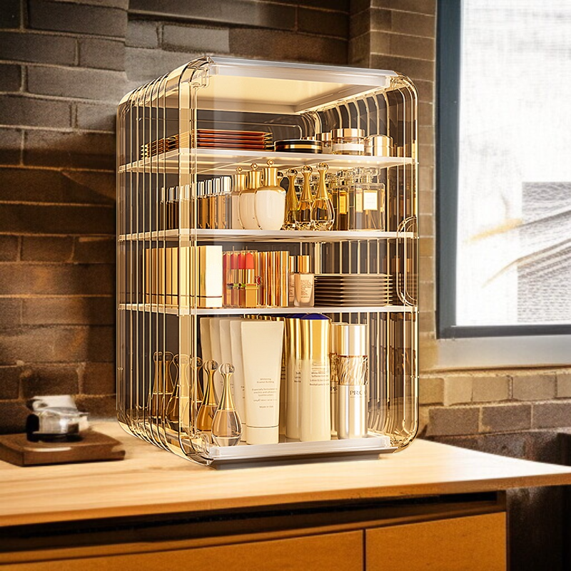 アクリル化粧品収納ボックス多機能デスクトップ収納ケース