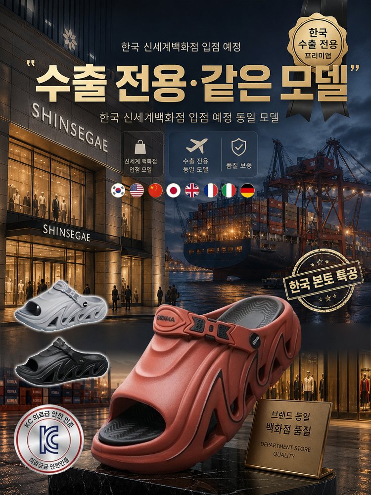 푹신한 초쿠션 두꺼운  2.0 슬리퍼
