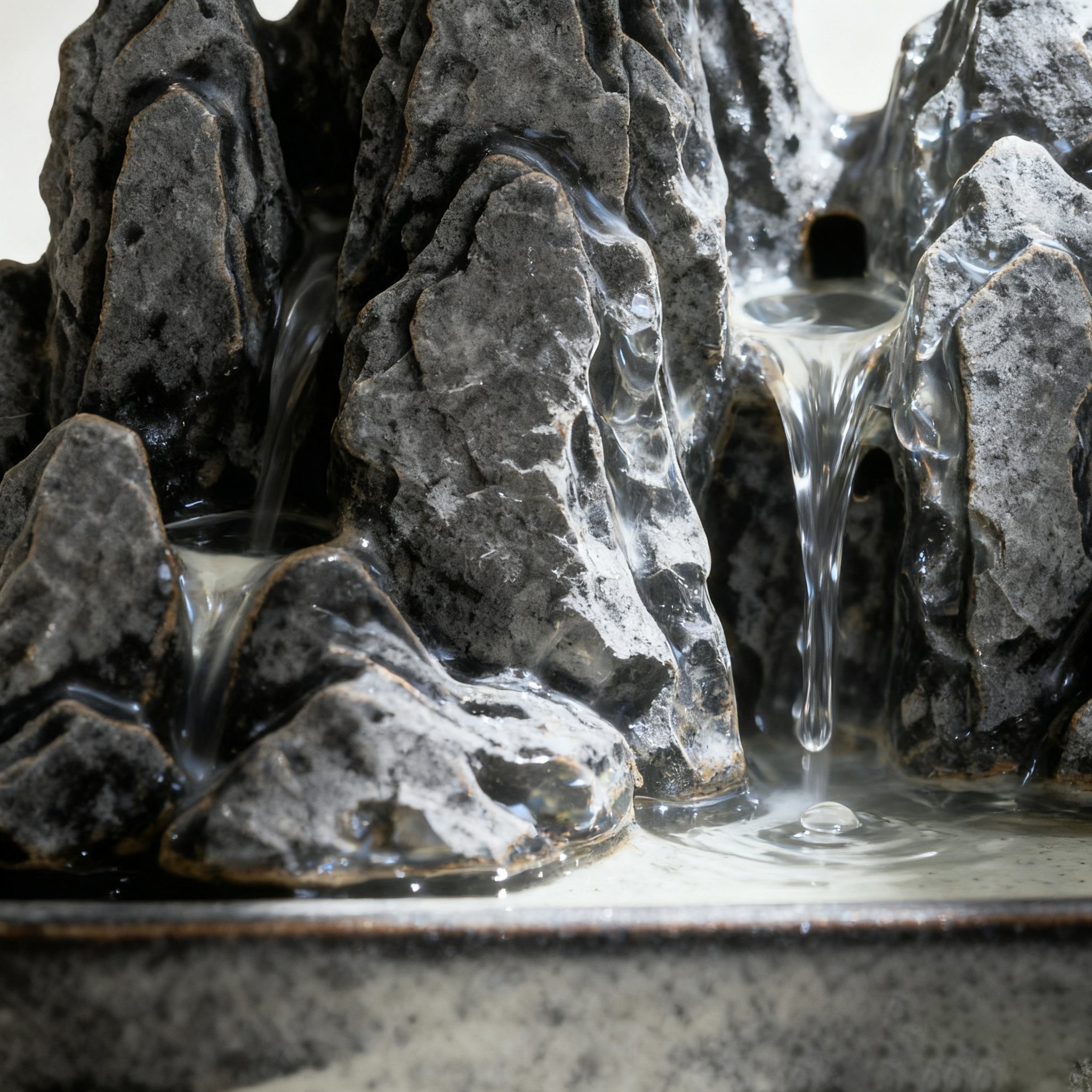 リアルな質感のインテリア用人工岩石装飾