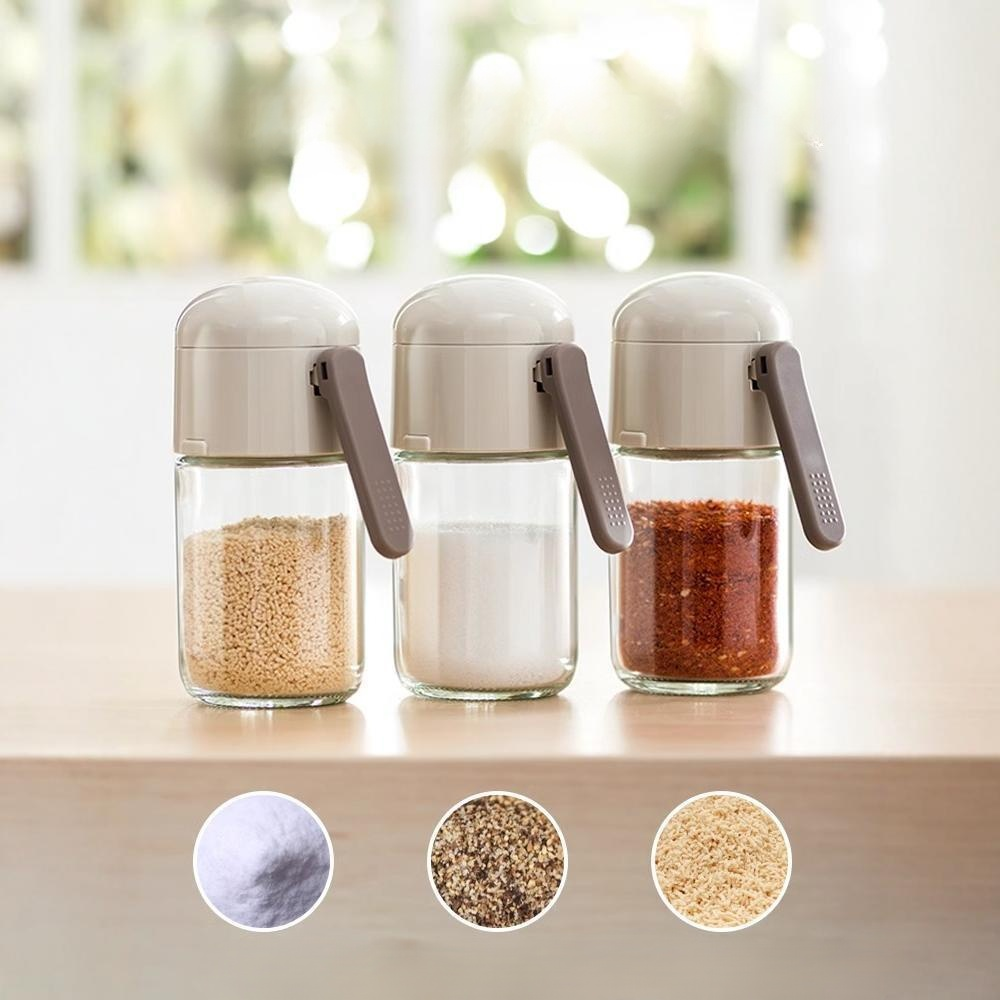 Salz- und Gewürzspender mit exakter Mengenkontrolle – Praktische Küchengewürzdose