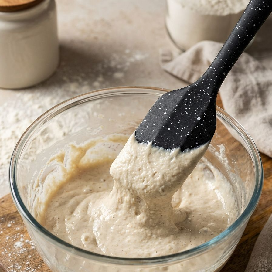 Durable kitchen scraper for spreading butter