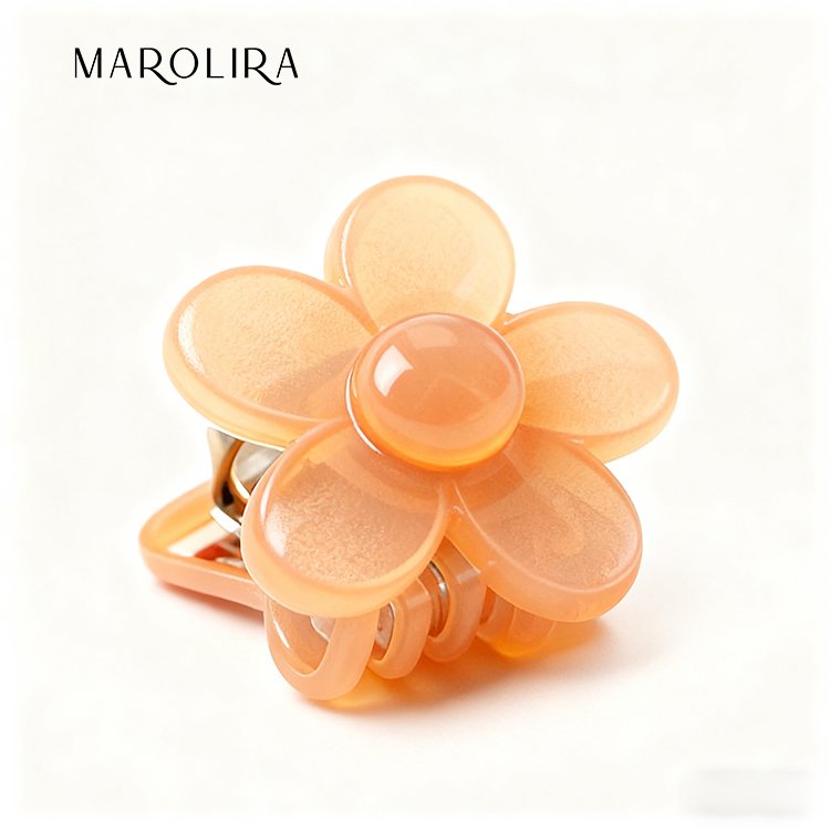 Princeznovské sponky do vlasů s květinovým designem