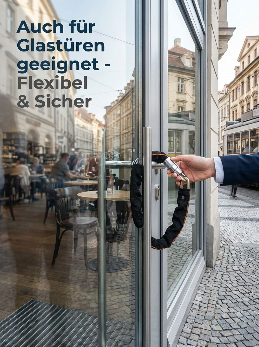 Hochwertige Tor-Sicherheitskette mit Schloss