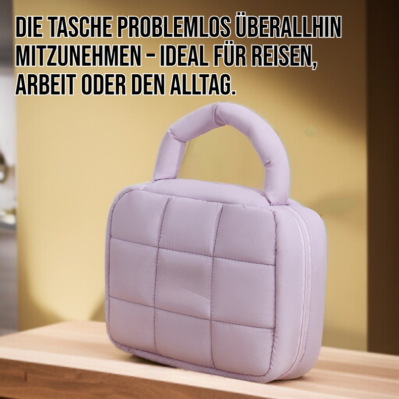 Stilvolle Make-up Tasche mit mehreren Fächern