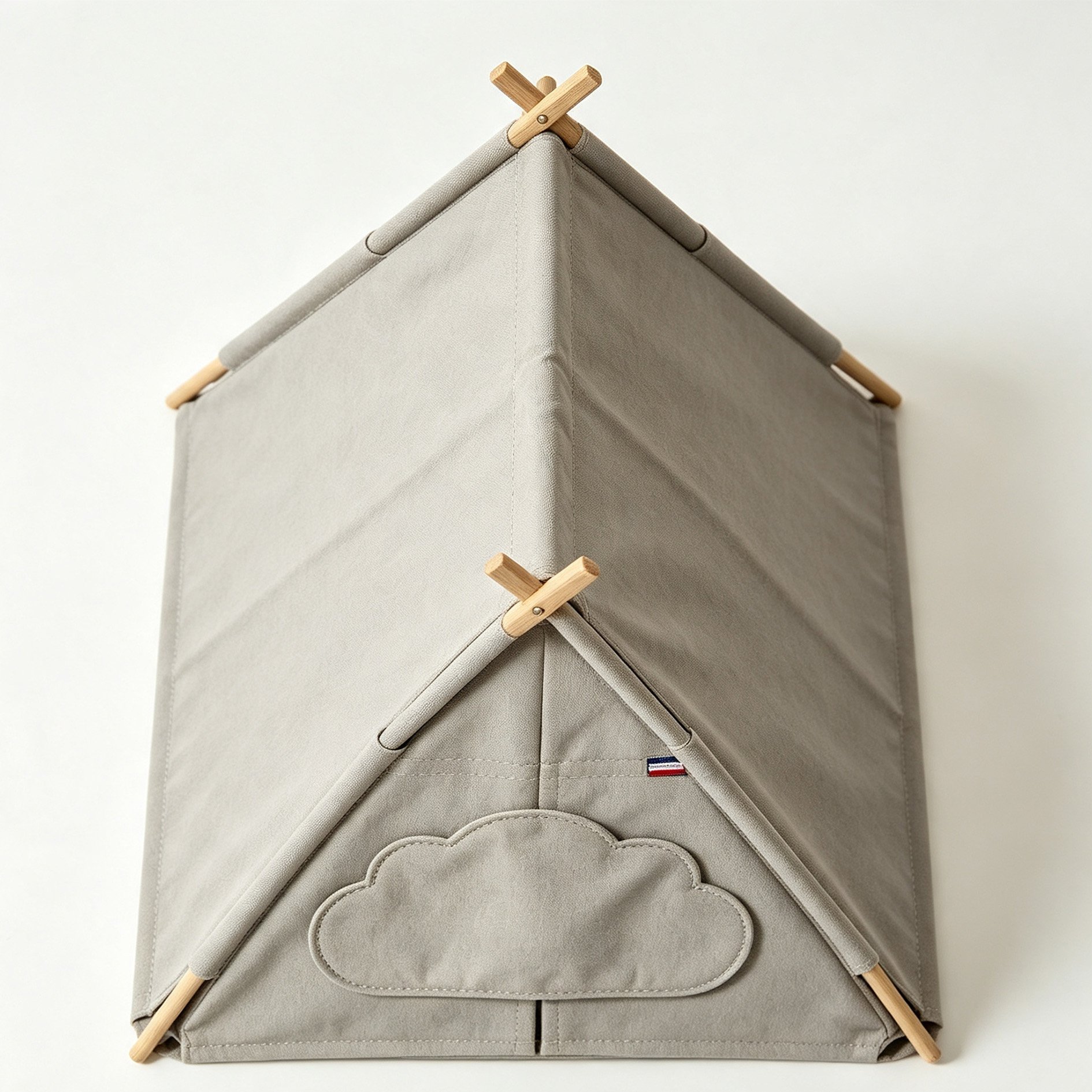 Foldable fabric storage box