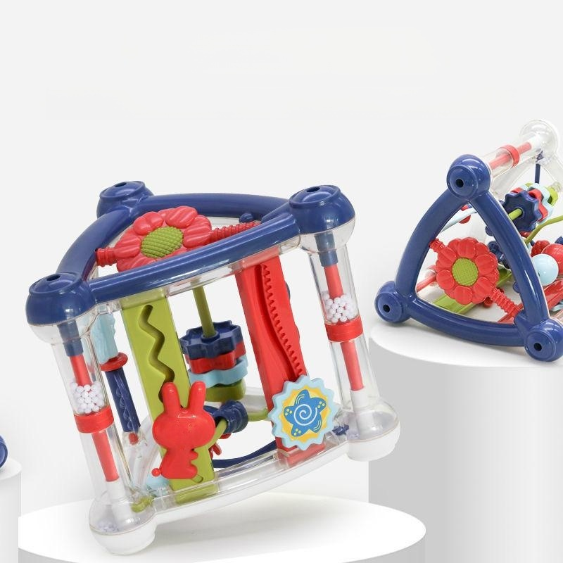 Baby Five-sided Triangle Multi-purpose Rattle