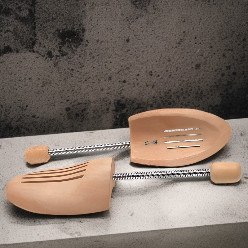 弹簧木鞋楦防邹鞋撑 木头鞋撑 弹簧调节鞋撑男女通用皮鞋实木鞋楦