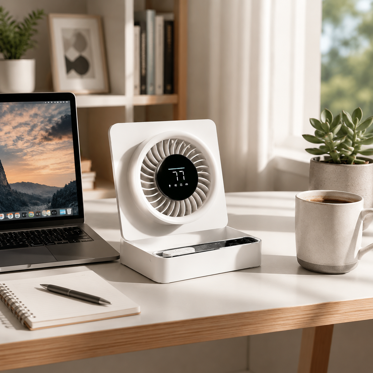 Ventilateur pliable silencieux à IA