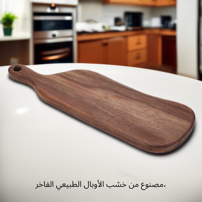 لوح تقطيع من خشب الأوبان الطبيعي بالكامل