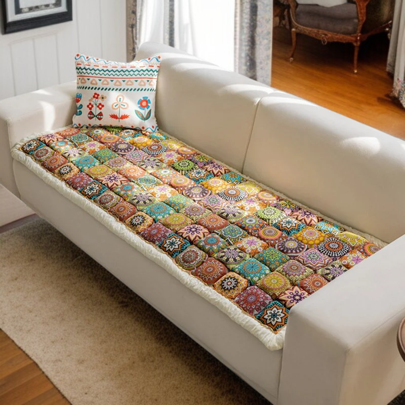 New Bohemian Sofa Cushion Non-slip All-season Universal Pet Mat