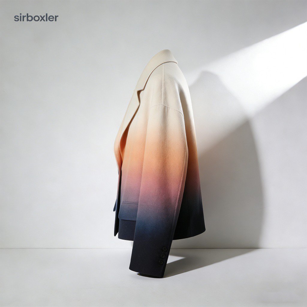 時尚女士外套正面展示