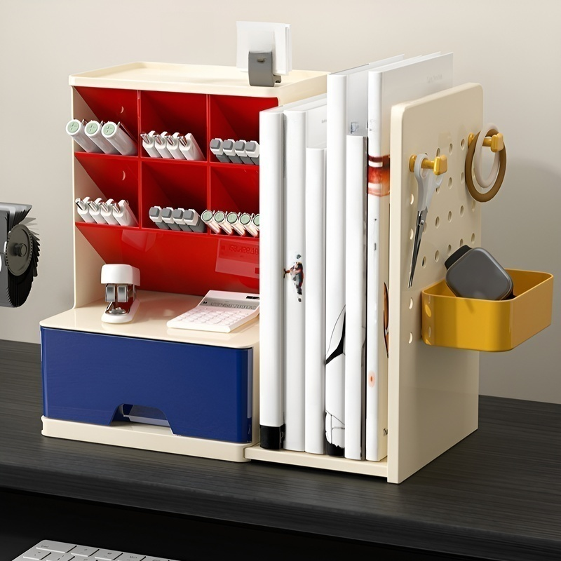 大容量学生用デスクペン立て