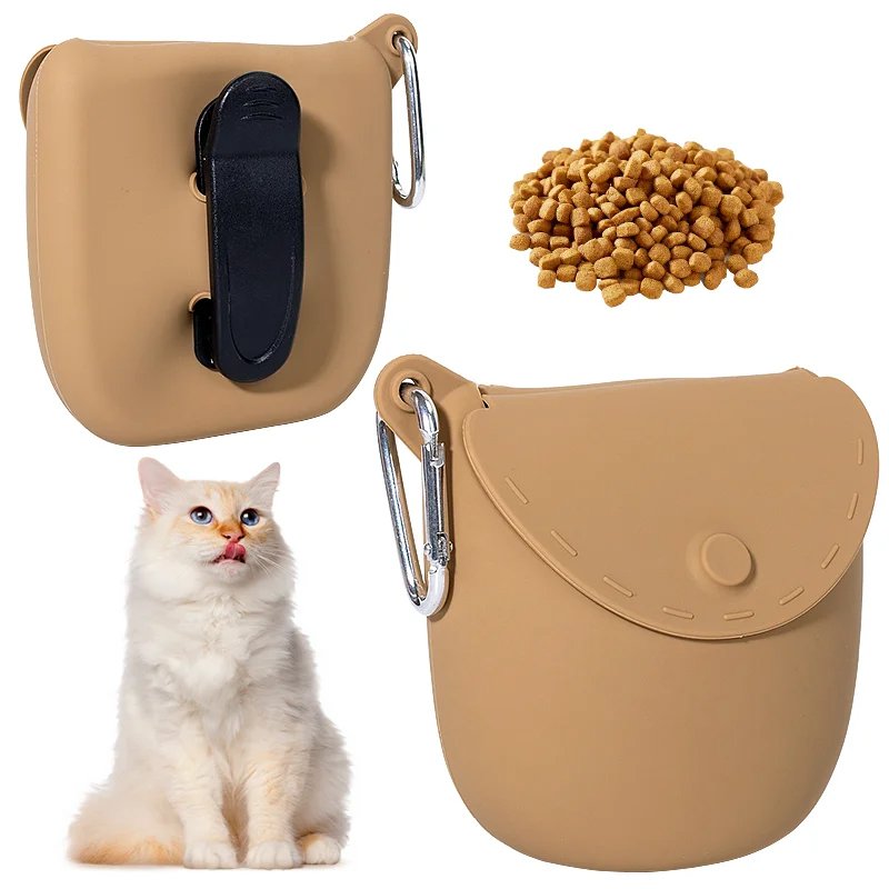 สุนัขสัตว์เลี้ยงแบบพกพาการฝึกอบรมขนมขบเคี้ยวถุงเก็บ