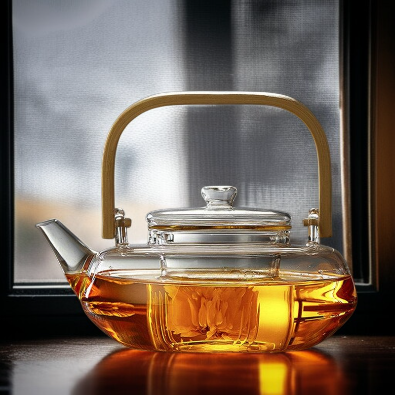 내열 유리 필터 티포트